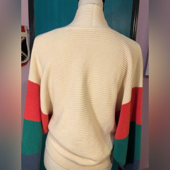 CAbi Cream Trio Striped Cardigan Size S - Picture 11 of 16